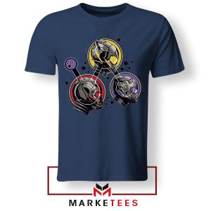 Saving the universe Team Badges Ant Man Navy Tshirt