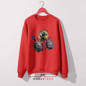 Saving the universe Team Badges Ant Man Red Sweatshirt