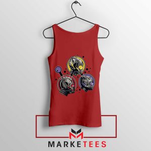 Saving the universe Team Badges Ant Man Red Tank Top