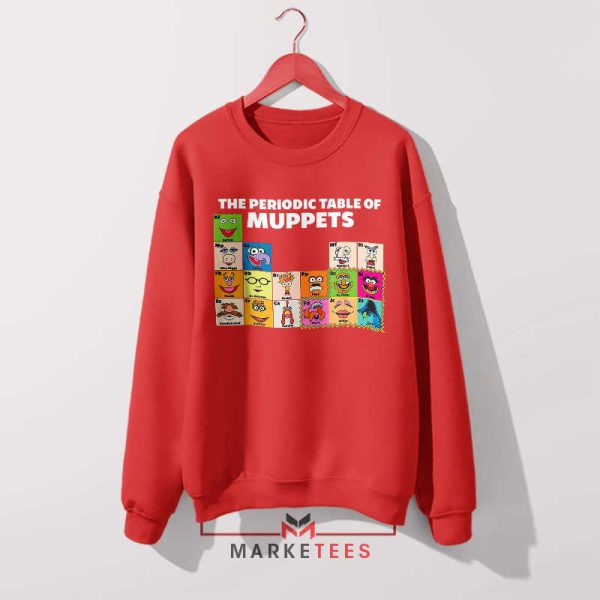 Science of the Muppets Elements Red Sweatshirt