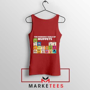 Science of the Muppets Elements Red Tank Top