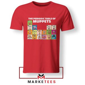 Science of the Muppets Elements Red Tshirt