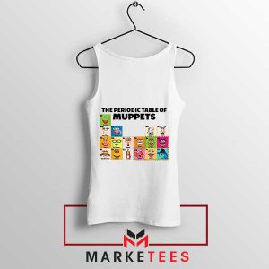 Science of the Muppets Elements White Tank Top