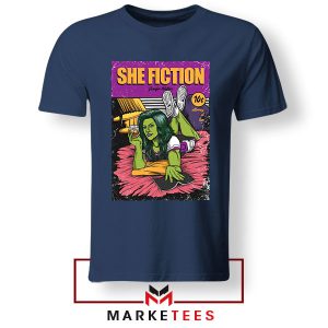 She-Hulk Smash Pulp Fiction Navy Tshirt