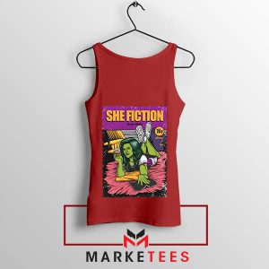 She-Hulk Smash Pulp Fiction Red Tank Top