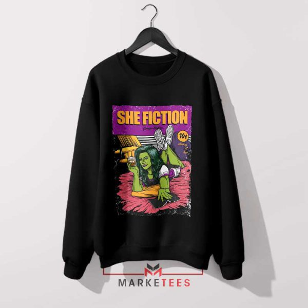 She-Hulk Smash Pulp Fiction Sweatshirt