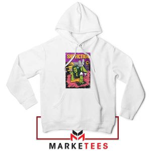 She-Hulk Smash Pulp Fiction White Hoodie