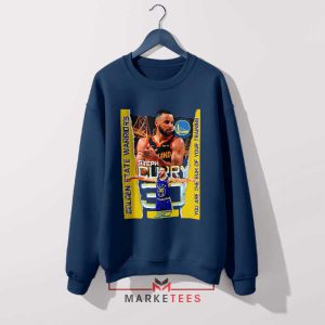 Shoot Like Curry Warrior Wear NBA Navy Sweatshirt