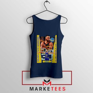 Shoot Like Curry Warrior Wear NBA Navy Tank Top