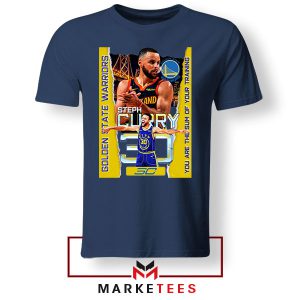 Shoot Like Curry Warrior Wear NBA Navy Tshirt