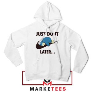 Sleepy Giant Poke-rest Nike Just Do It White Hoodie