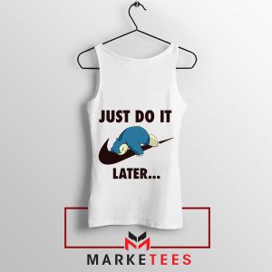 Sleepy Giant Poke-rest Nike Just Do It White Tank Top