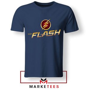 Speed Force Chronicles The Flash Movie Navy Tshirt