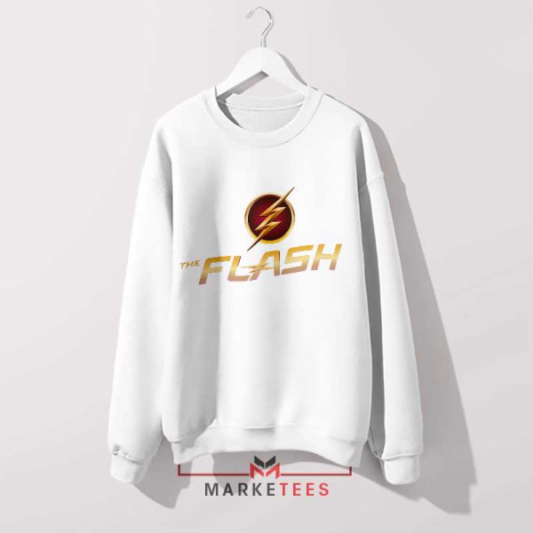 Speed Force Chronicles The Flash Movie White Sweatshirt