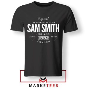 Stay With Me 1992 Sam Smith Black Tshirt