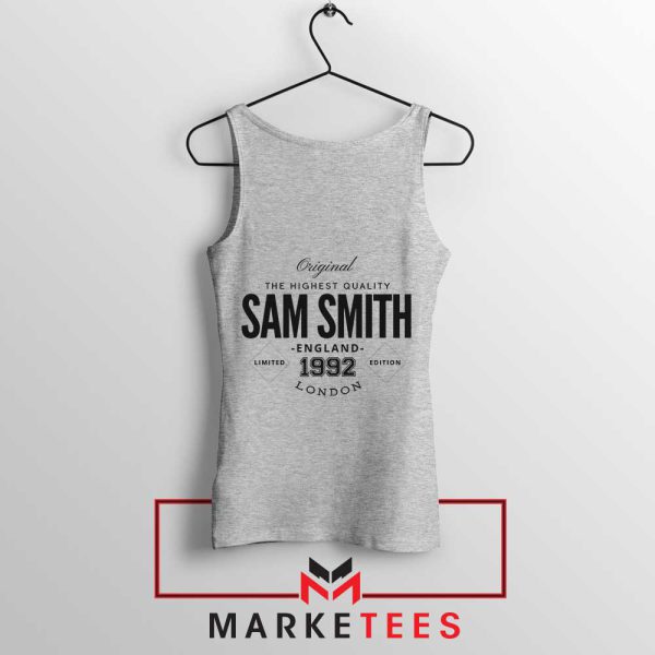 Stay With Me 1992 Sam Smith Grey Tank Top