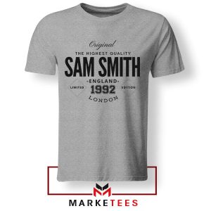 Stay With Me 1992 Sam Smith Grey Tshirt