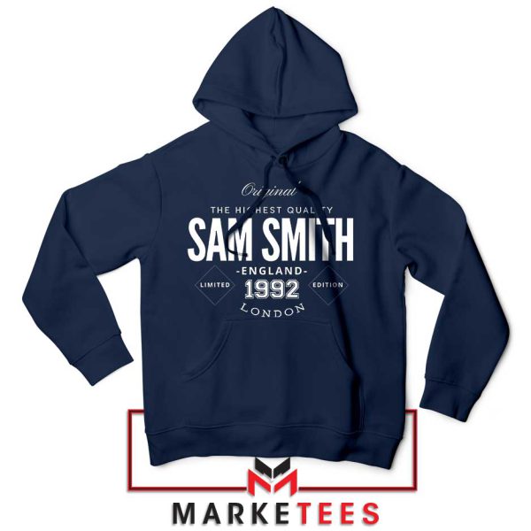 Stay With Me 1992 Sam Smith Navy Hoodie