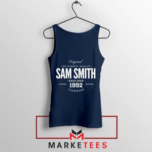 Stay With Me 1992 Sam Smith Navy Tank Top