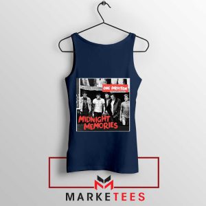 Story of My Life Midnight Memories Tour Navy Tank Top