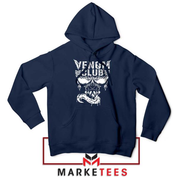 Symbiotic Entity Powerful Venom Navy Hoodie