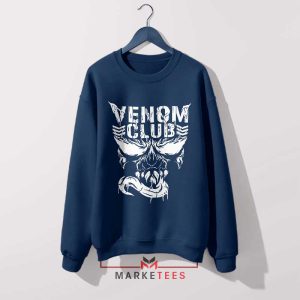 Symbiotic Entity Powerful Venom Navy Sweatshirt