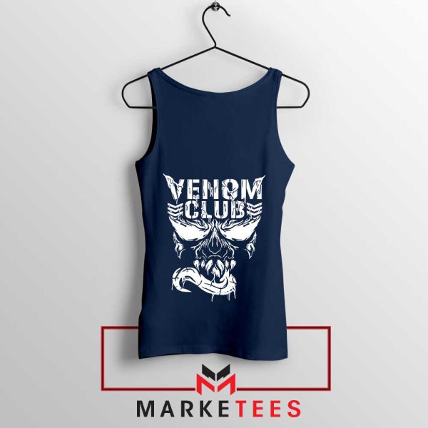 Symbiotic Entity Powerful Venom Navy Tank Top