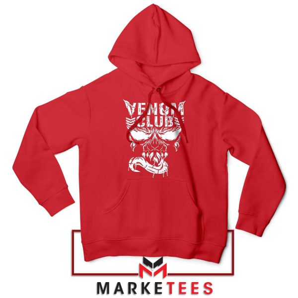 Symbiotic Entity Powerful Venom Red Hoodie