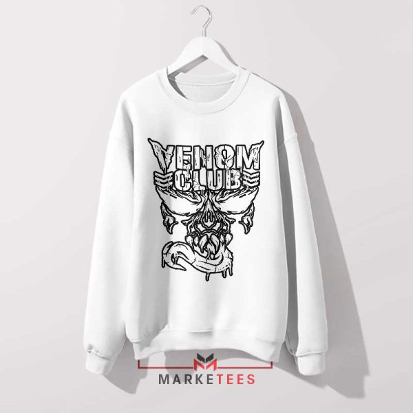 Symbiotic Entity Powerful Venom White Sweatshirt