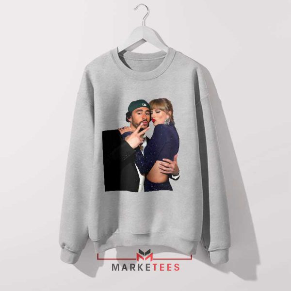 Taylor Swift Bad Bunny Dance Grey Sweatshirt