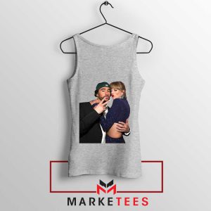 Taylor Swift Bad Bunny Dance Grey Tank Top