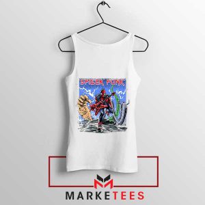 The Amazing Maiden The Trooper White Tank Top