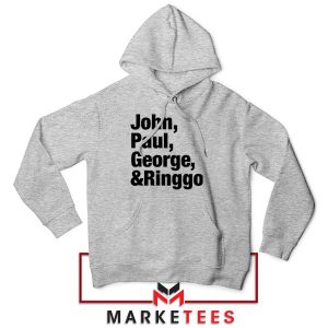 The Fab Four All You Need is Love Grey Hoodie