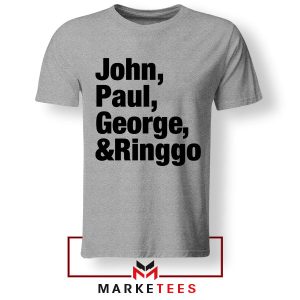 The Fab Four All You Need is Love Grey Tshirt