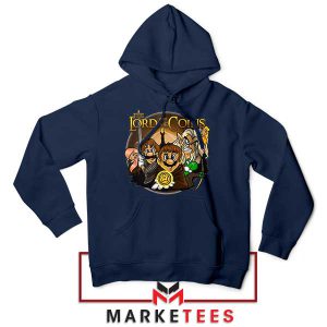 The Fellowship of the Mario Bros Navy Hoodie