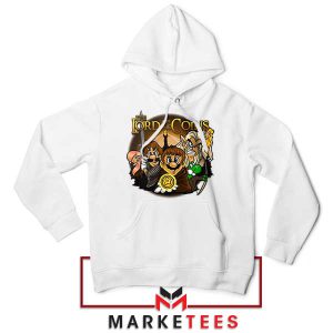 The Fellowship of the Mario Bros White Hoodie