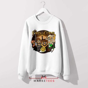 The Fellowship of the Mario Bros White Sweaters