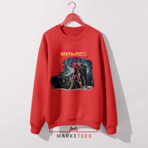 The Flash Batman Speed And Strength Red Sweatshirt