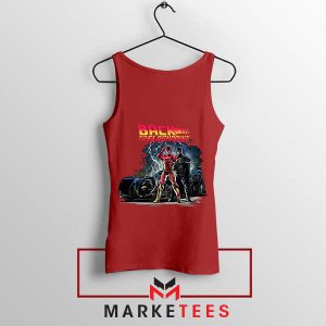 The Flash Batman Speed And Strength Red Tank Top