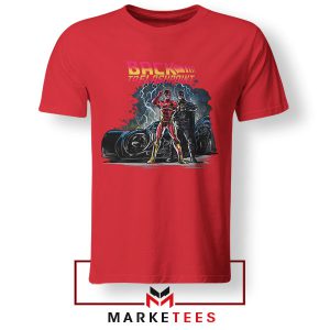 The Flash Batman Speed And Strength Red Tshirt