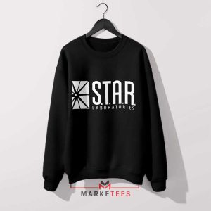 The Flash Movie 2023 Star Labs Black Sweatshirt