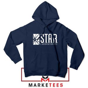 The Flash Movie 2023 Star Labs Navy Hoodie