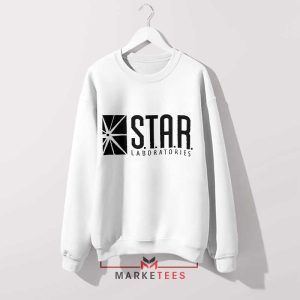 The Flash Movie 2023 Star Labs White Sweatshirt