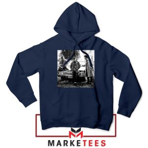 The Impala Winchester Brothers Supernatural Navy Hoodie