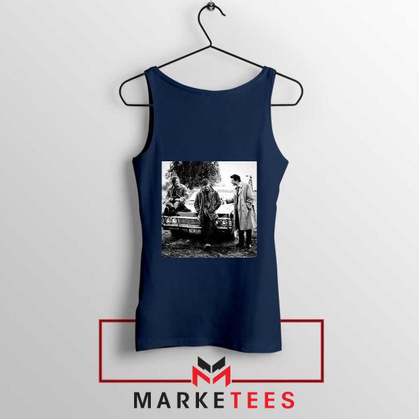 The Impala Winchester Brothers Supernatural Navy Tank Top