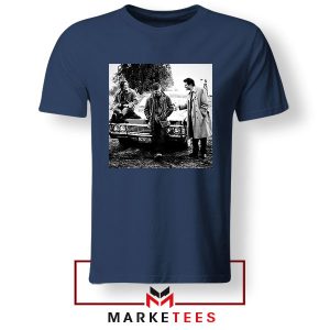 The Impala Winchester Brothers Supernatural Navy Tshirt