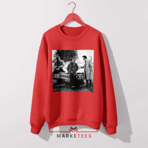 The Impala Winchester Brothers Supernatural Red Sweatshirt