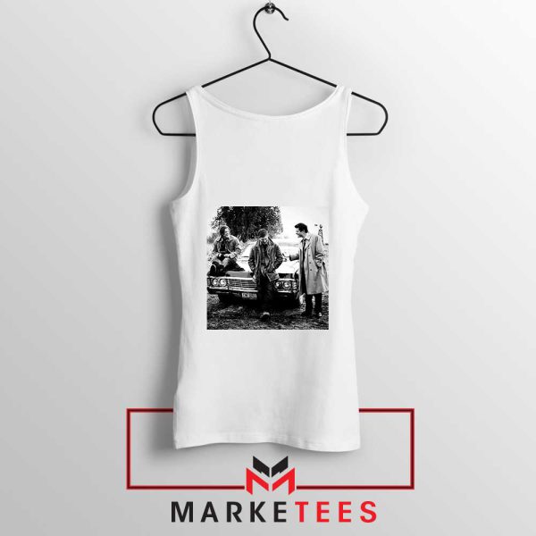 The Impala Winchester Brothers Supernatural White Tank Top