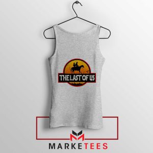 The Last Of Us Movie Jurassic World Grey Tank Top