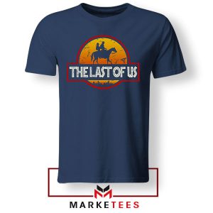 The Last Of Us Movie Jurassic World Navy Tshirt